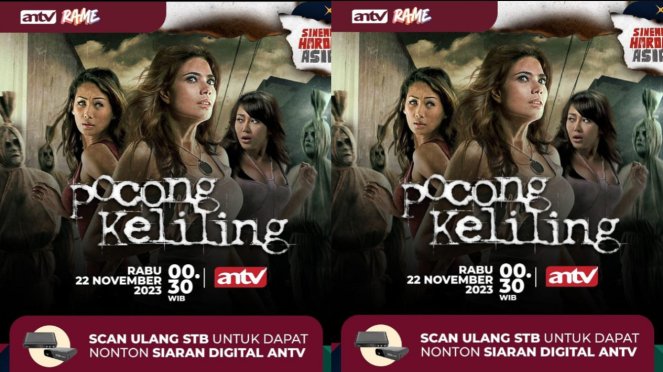 Sinopsis Film Pocong Keliling Tayang di ANTV Tengah Malam 23 November 2023