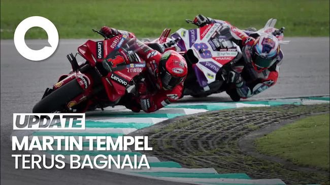 Bak Kucing dan Tikus, Martin Terus Buntuti Bagnaia di Practice MotoGP Valencia