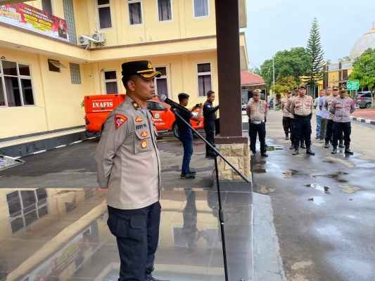 Masuki Masa Kampanye Pemilu 2024, Polres Lebak Siagakan Personil Pengamanan