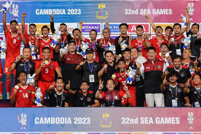 Romansa Sepak Bola Indonesia Selama 2023, Kian Tumbuh Hebat dan Kuat Bersama BRI