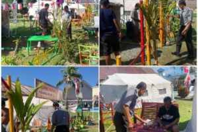 PEMBENAHAN DAN PEMBERSIHAN TENDA PRAMUKA PASCA KEGIATAN