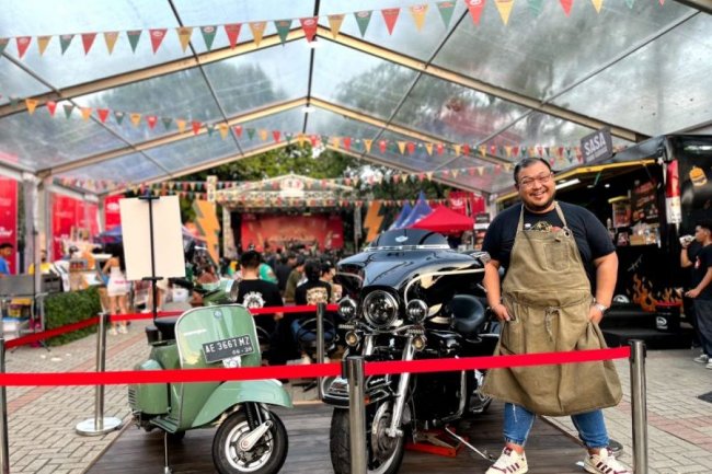 Sasa ramaikan event otomotif "Decemblar Kustom Weekender" di Ancol