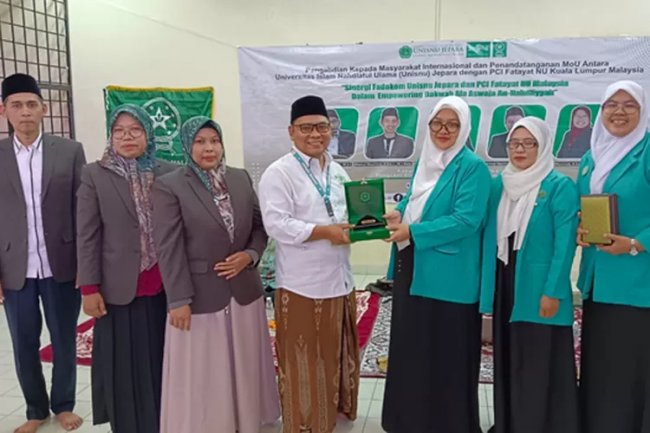 Perkuat Pemahaman Aswaja PCI Fatayat NU Malaysia, Fadakom Unisnu Jepara Lakukan Kerja Sama Internasional