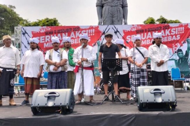 Gelar Mimbar Bebas di Jelang Pemilu 2024, Gerak 98: Pemerintahan sedang mengalami peristiwa Nabi Nuh