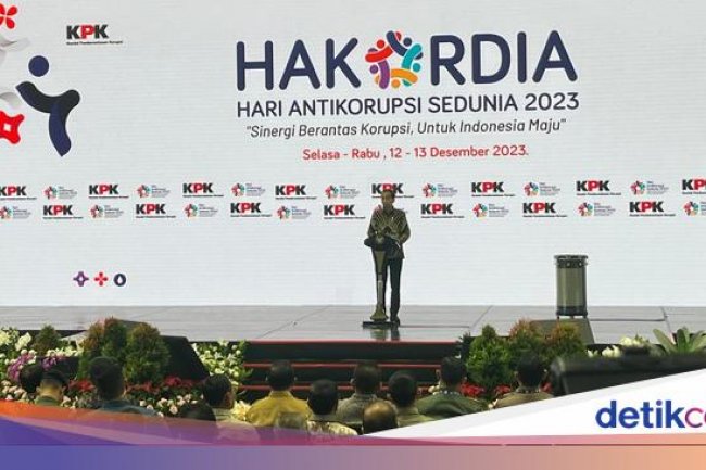 Hakordia 2023, Jokowi: Tak Ada Negara yang Tangkap Pejabat Sebanyak RI