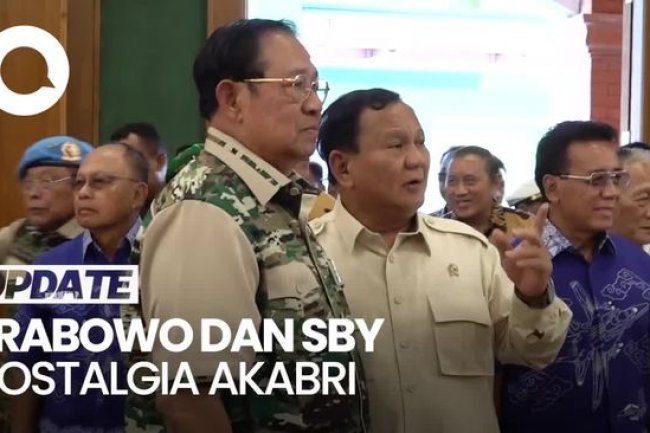 Momen Prabowo-SBY Hadiri Reuni Akabri 1970-1973 di Magelang