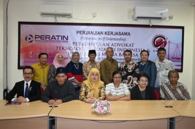 PERATIN dan UMIBA Sepaket Jalin Kerjasama Bidang Hukum Teknologi Informasi