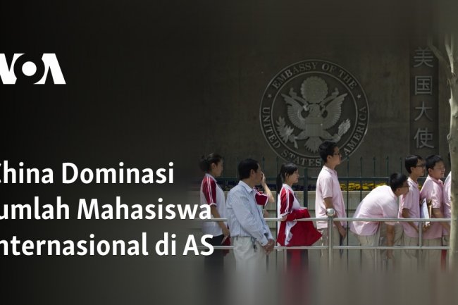 China Dominasi Jumlah Mahasiswa Internasional di AS