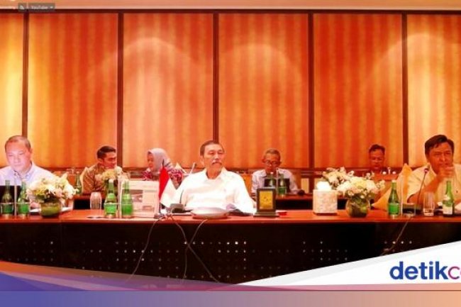 Luhut Kembali Kerja, Langsung Bahas Target RI Jadi Negara Maju