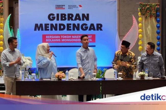 'Gibran Mendengar' di Sulut, Warga Harap Gibran Kembangkan Bolaang Mongondow