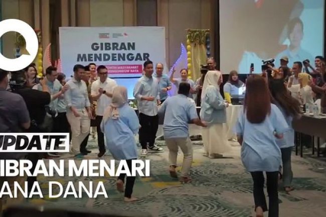 Momen Gibran Menari Dana Dana saat Bertemu Warga Bolaang Mongondow