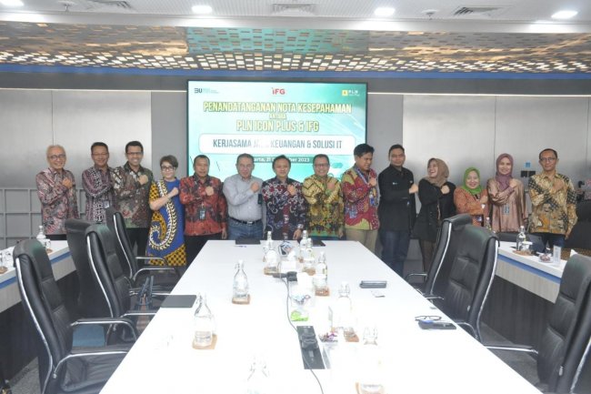 Siap hadirkan solusi teknologi informasi & energi hijau, PLN Icon Plus gandeng IFG