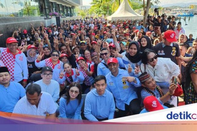 Gibran Ditemani Istri Hadiri Konser di Labuan Bajo, Jadi Rebutan Selfie