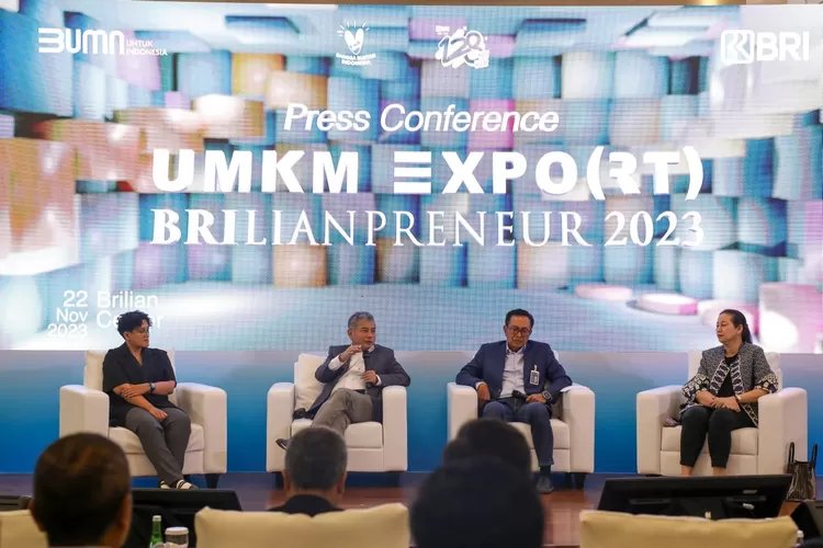 Dukung UMKM Indonesia Go Internasional, BRI Menggelar UMKM EXPO(RT) BRIlianpreneur 2023