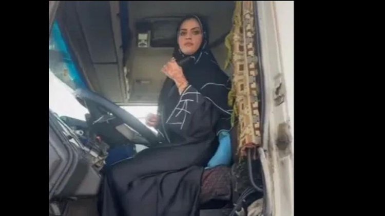 Bosan Naik Mobil Mewah, Wanita Dubai Ini Pilih Gunakan Truk