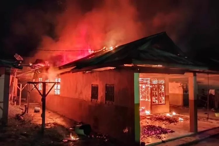 Rentetan Peristiwa Kebakaran di Gorontalo Barusan Terjadi  Rumah di Lupoyo Hangus Terbakar
