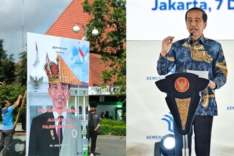 BEM KM UGM Nobatkan Presiden Jokowi sebagai Alumnus Paling Memalukan Gegara Cederai Demokrasi