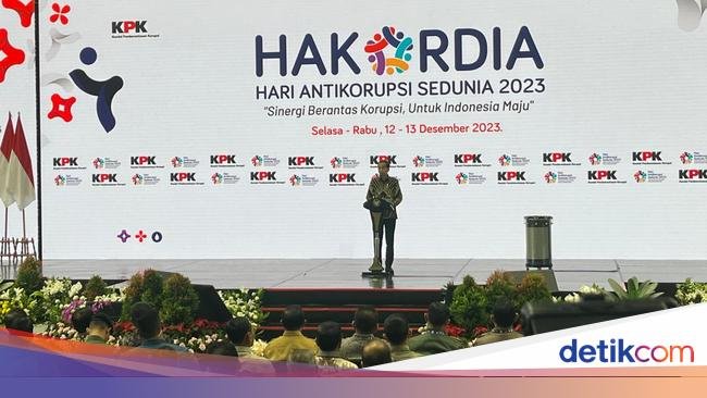 Hakordia 2023, Jokowi: Tak Ada Negara yang Tangkap Pejabat Sebanyak RI