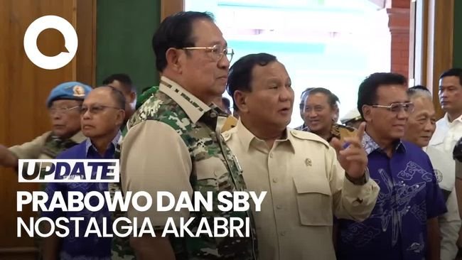 Momen Prabowo-SBY Hadiri Reuni Akabri 1970-1973 di Magelang