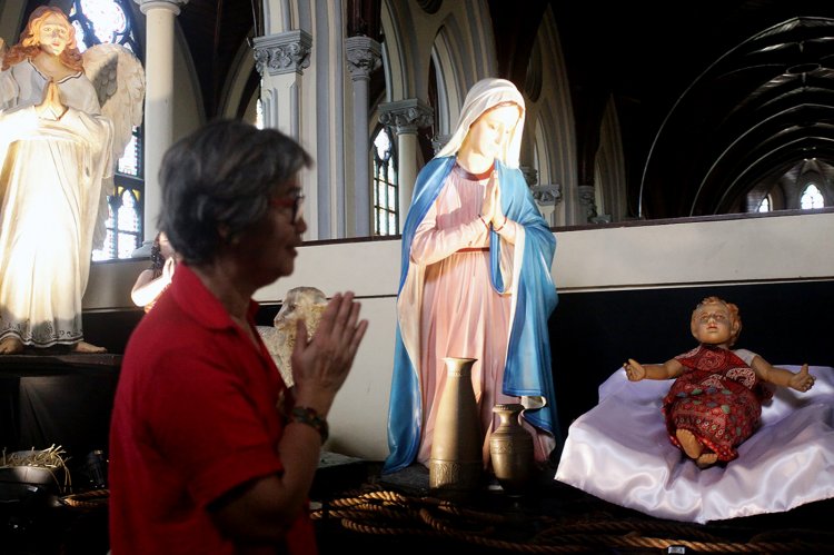 Diorama Peristiwa Lelahiran Yesus Kristus Di Gereja Katedral