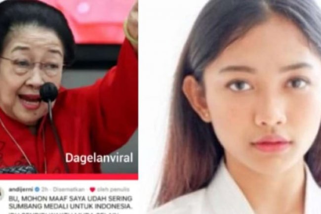 Profil Andi Jerni, Atlet Karate yang Sentil Balik Omongan Megawati Soal Sumbangsih Generasi Milenial