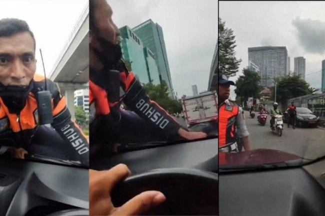 Viral Petugasnya Terbawa di Kap Mesin Mobil Toyota Avanza, Ini Pembelaan Dishub DKI Jakarta