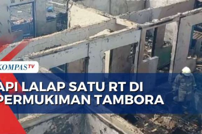 Kebakaran Hanguskan 5 Rumah dan 60 Kontrakan di Tambora Jakbar   RAGAM PERISTIWA