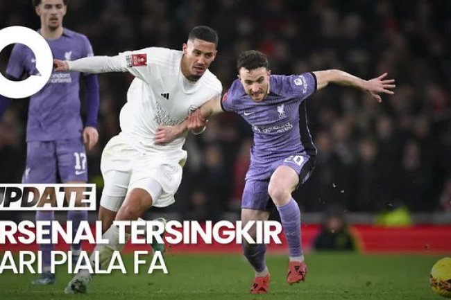 Hasil Piala FA: Arsenal Dibungkam Liverpool di Kandang Sendiri