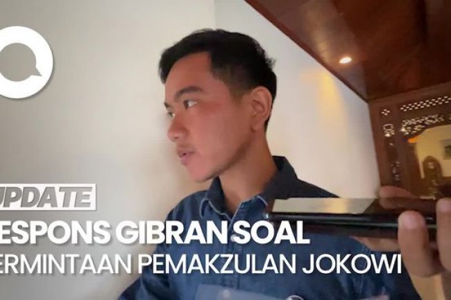 Respons Gibran soal Petisi 100 Minta Pemakzulan Jokowi