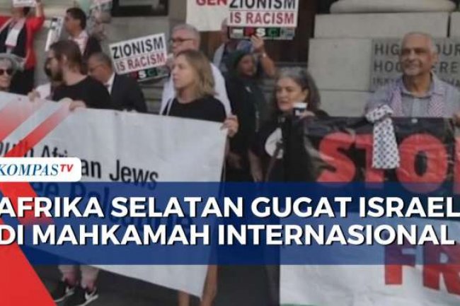 Tim Hukum Afrika Selatan Bela Palestina di Mahkamah Internasional