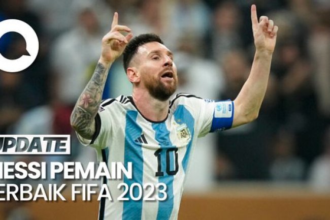 Lionel Messi Raih Pemain Terbaik FIFA 2023