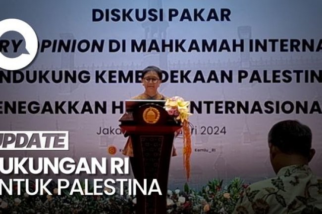 RI Tegaskan Bakal Bela Palestina di Mahkamah Internasional