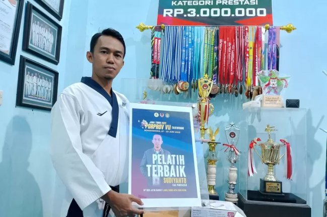Pelatih Taekwondo Berlisensi Internasional Sudiyanto Wariskan Ilmu agar Abadi