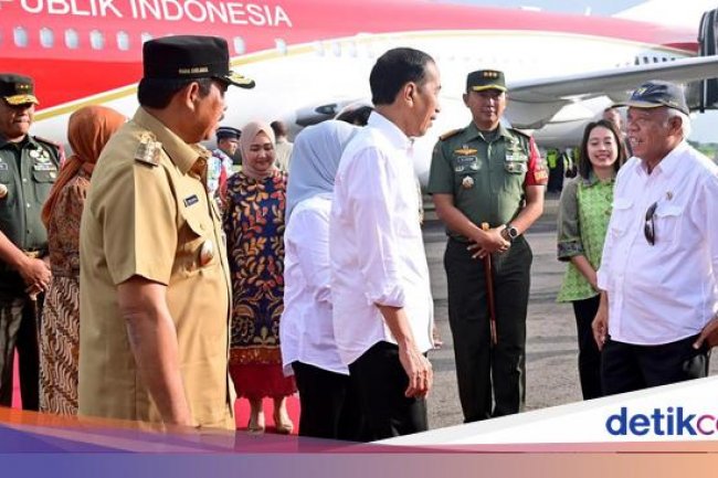 Jokowi Bareng Iriana Kunker ke Jateng, Menteri Basuki Menyambut