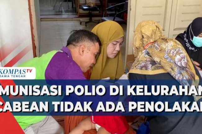 Imunisasi Polio di Keluharan Cabean Tidak Ada Penolakan