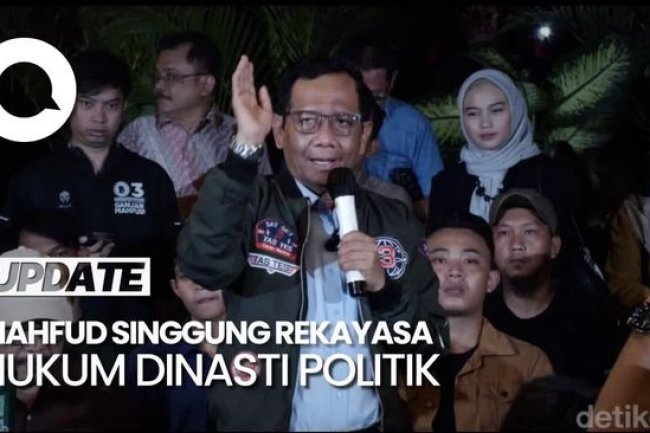 Mahfud Nilai Dinasti Politik Lazim: Yang Jadi Masalah Merekayasa Hukum