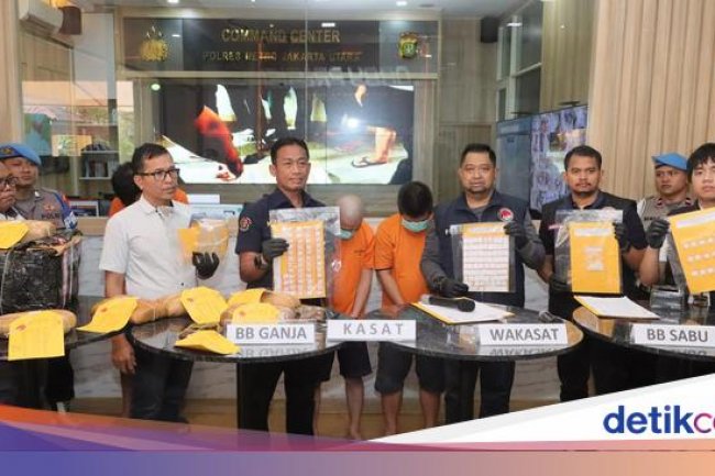 Polres Jakpus Tangkap 3 Bandar Narkoba Jaringan Internasional