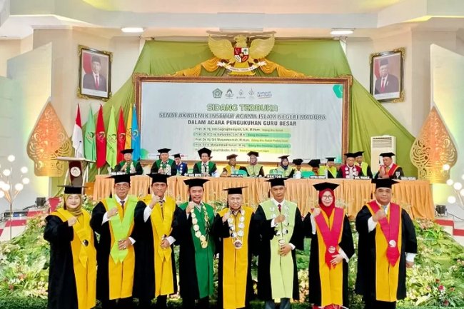 IAIN Madura Kukuhkan Lima Guru Besar, Dorong Lahirkan Generasi Berdaya Saing Internasional