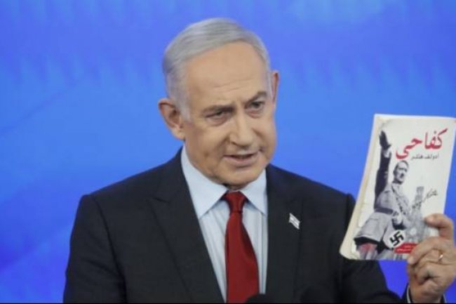 Cara Netanyahu Protes ke Pengadilan Internasional PBB, Sebut Hamas Nazi Baru dan Pegang Buku Hitler