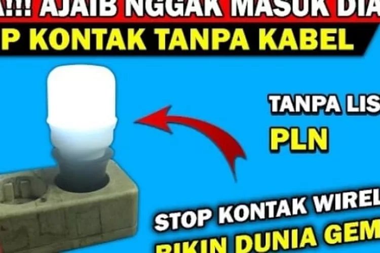 Ide Kreatif Super Spesial: Membuat Stop Kontak Tanpa Kabel Ide Canggih Tanpa Batas, Begini Caranya