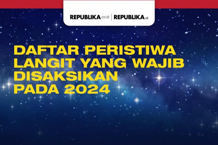 Infografis Daftar Peristiwa Langit yang Wajib Disaksikan pada 2024