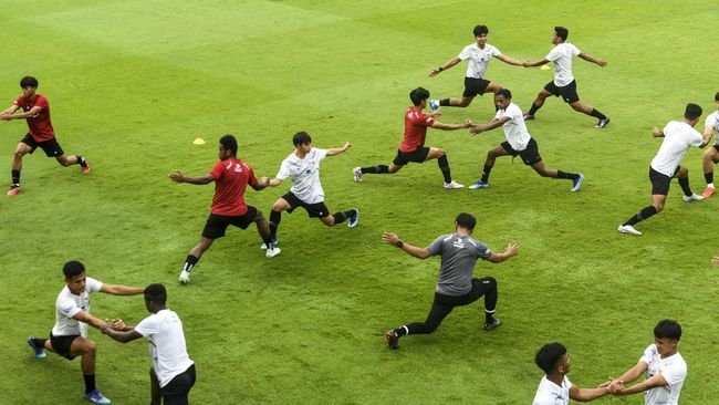 FOTO: Semangat Latihan Timnas U-20 di Jakarta demi Tiket Piala Dunia