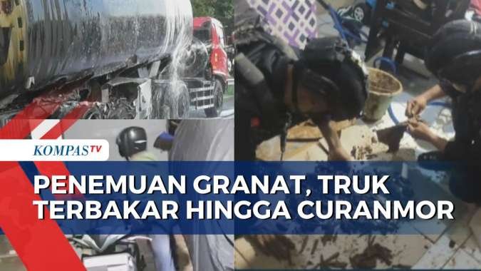 Peristiwa Penemuan Granat Gegerkan Warga, Truk Muatan Bahan Kimia Terbakar Hingga Aksi Curanmor