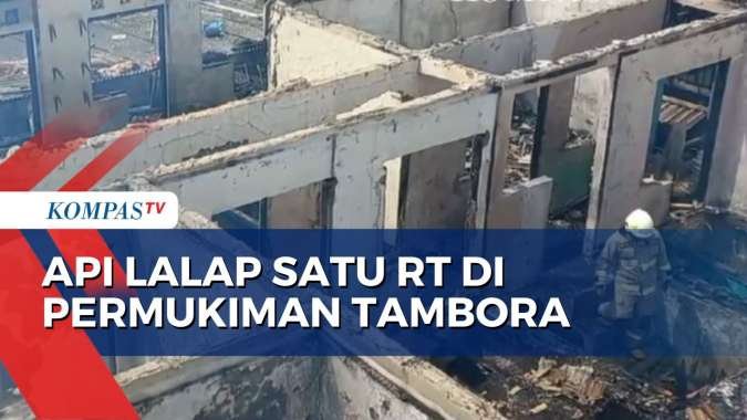 Kebakaran Hanguskan 5 Rumah dan 60 Kontrakan di Tambora Jakbar   RAGAM PERISTIWA