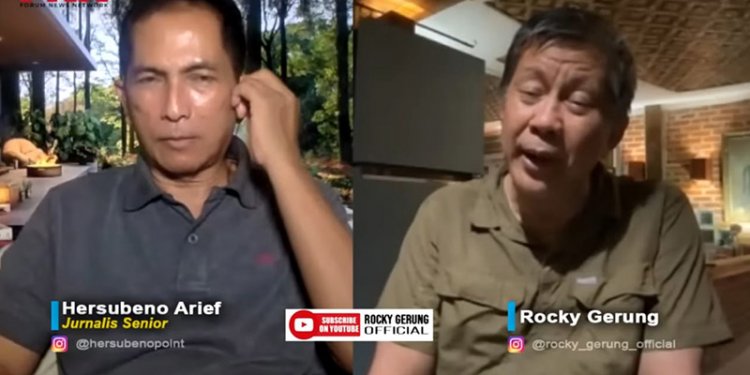 Rocky Tuntut Jokowi Jawab Temuan PPATK Soal 36,67 Persen Dana PSN Mengalir ke ASN dan Parpol