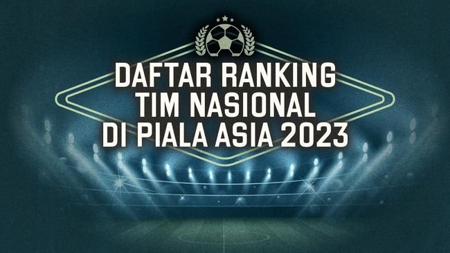 INFOGRAFIS: Daftar Ranking Tim Nasional di Piala Asia