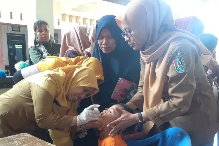 Sat Set, Dinkes P2KB Klaim 77,9 Persen Balita di Tuban Sudah  Divaksin Polio
