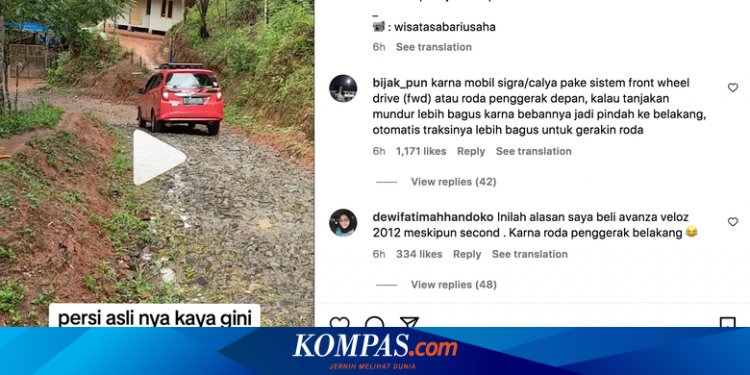 Toyota Calya Sukses Lewati Tanjakan Terjal dengan Cara Jalan Mundur