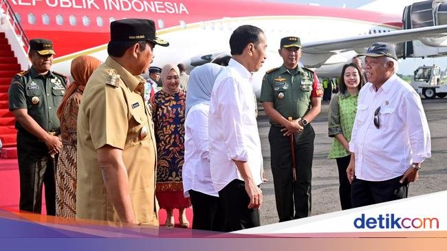 Jokowi Bareng Iriana Kunker ke Jateng, Menteri Basuki Menyambut