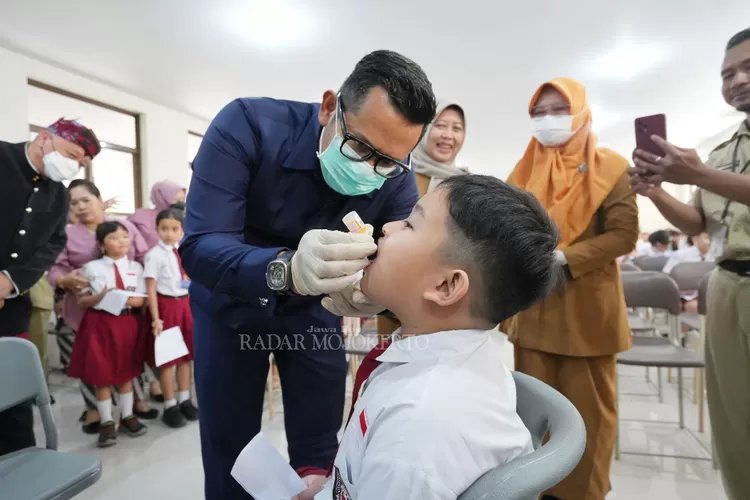 Sub PIN Polio Putaran Pertama Capai 101,9 Persen, Kota Mojokerto Tertinggi Kedua di Jawa Timur